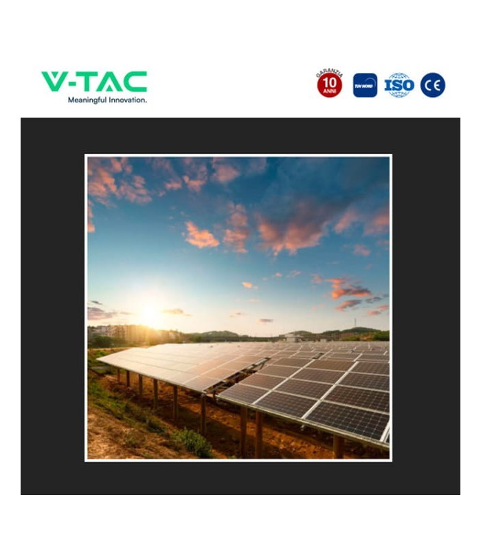 KIT 6.15KW photovoltaic solar panels 410W IP68 + single phase inverter + battery