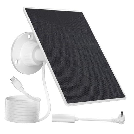 Solar Panel Charger Compatible with Ring Camera, Spotlight Cam Plus/Pro, Stick