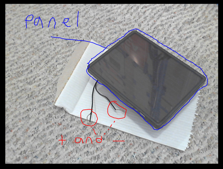 solar panel small 8inch by 6 inch 2volts to 5volts Dc