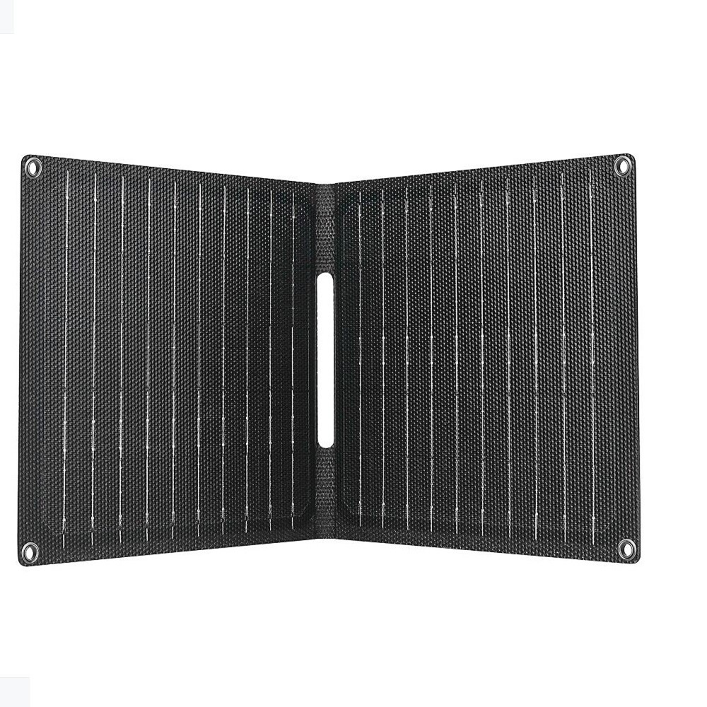 ETFE Folding Mono Solar Panel Kit 15W 30W 40W 12V 5V Type-C/USB Ports Charging