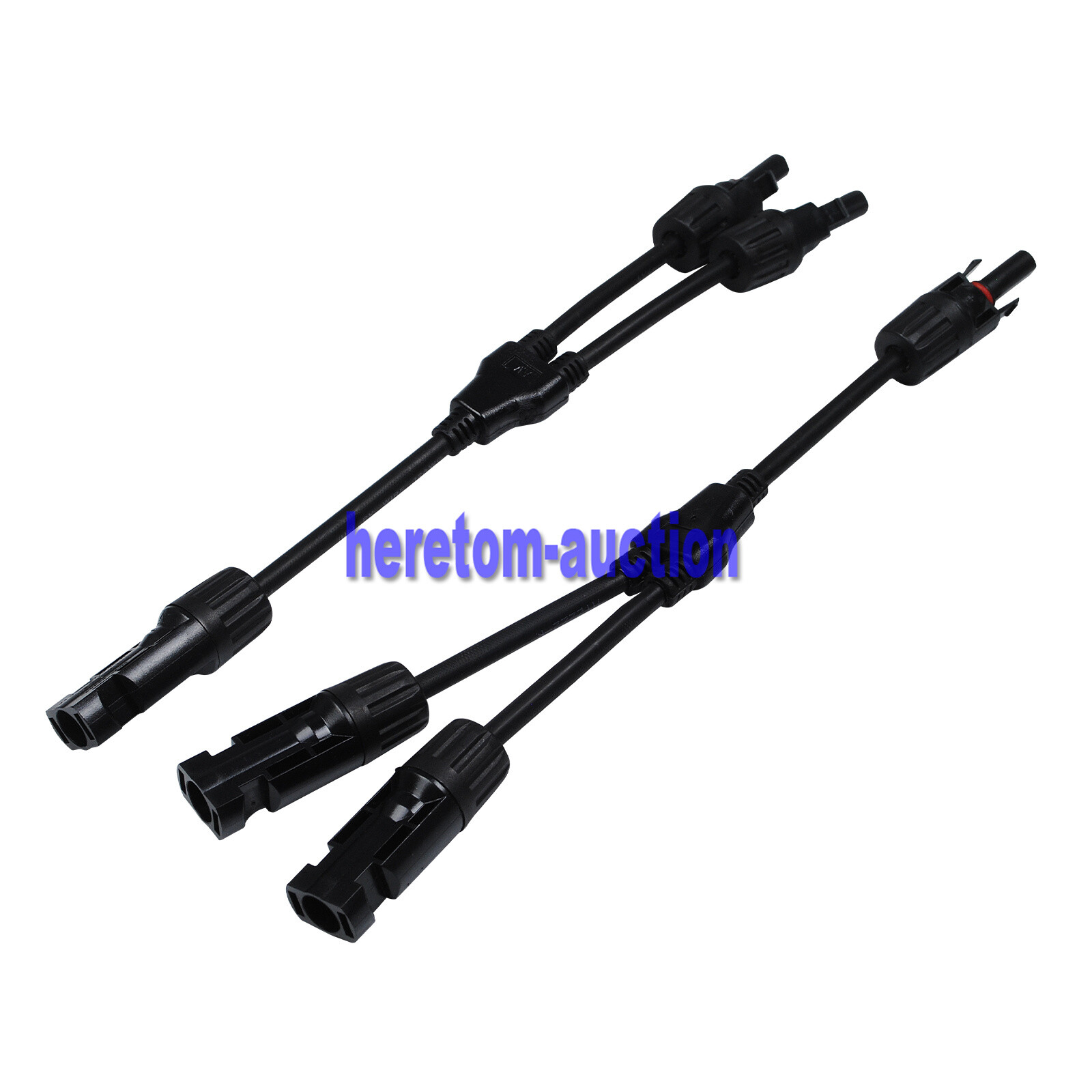 Solar Panel Y Branch Cable Connection Waterproof Adapter Connector Extension