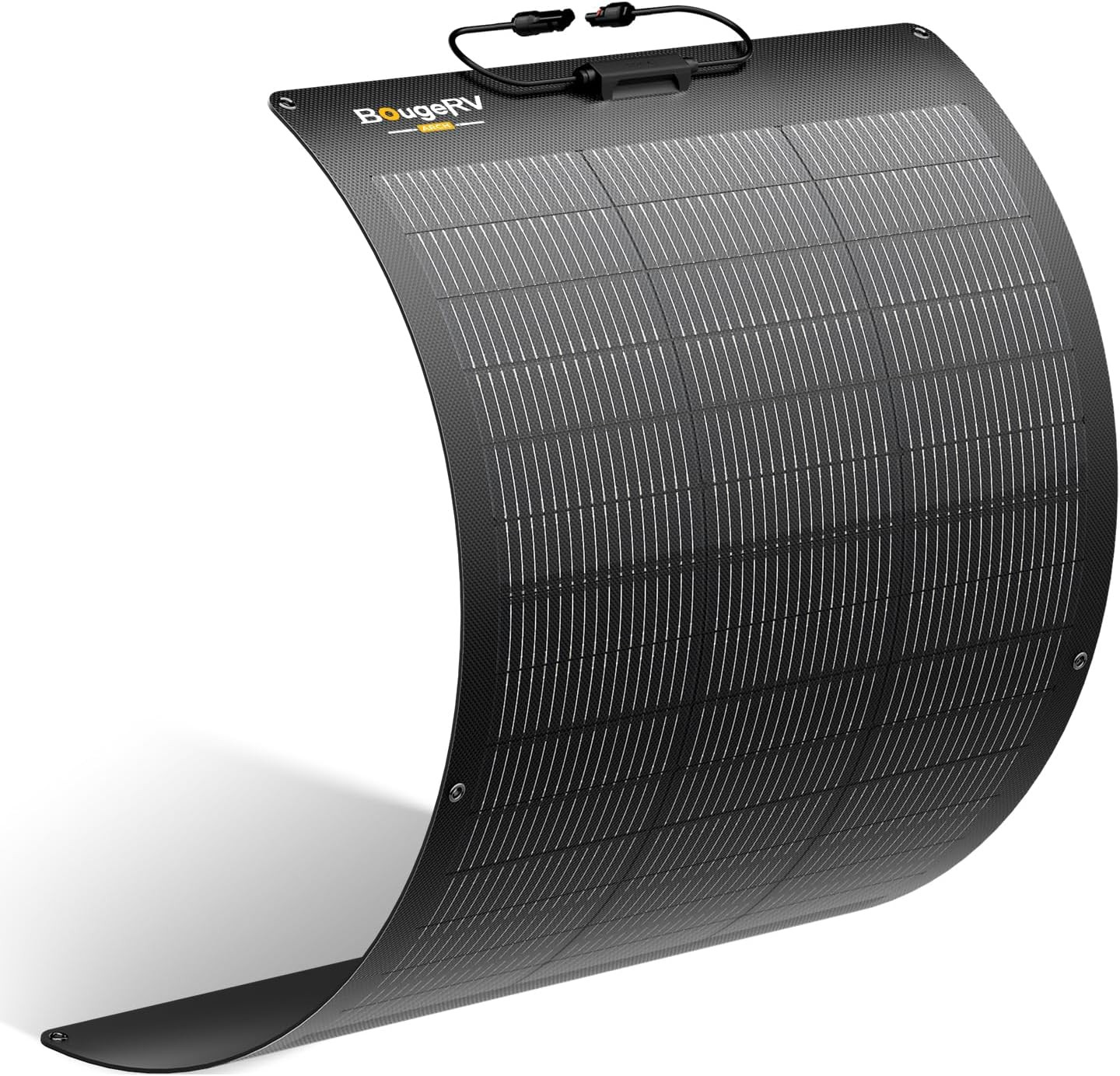 Bougerv Upgrade Arch 100W N-Type Fiberglass Flexible Solar Panel, 24 Volts 16BB