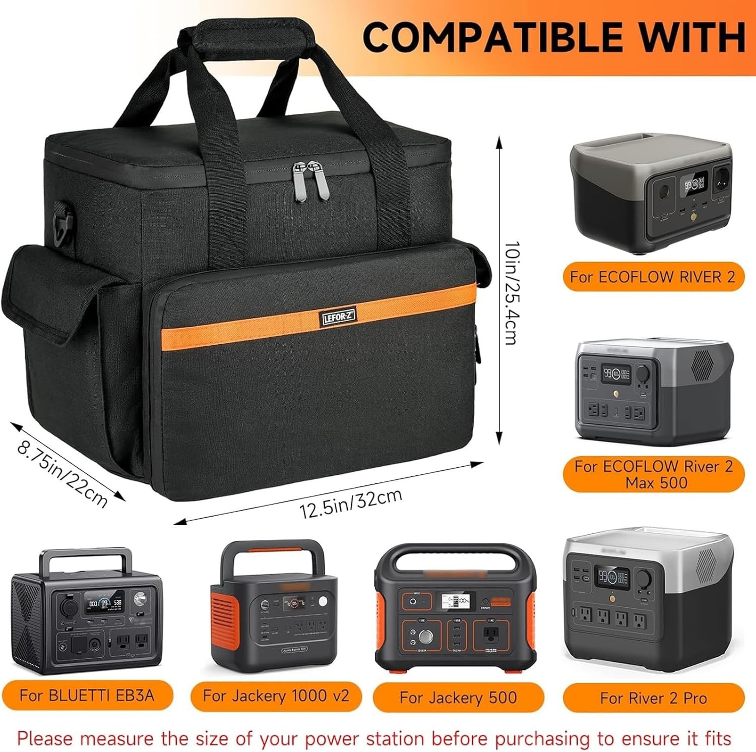 Carrying Case for ECOFLOW River 2 Max – Travel Friendly