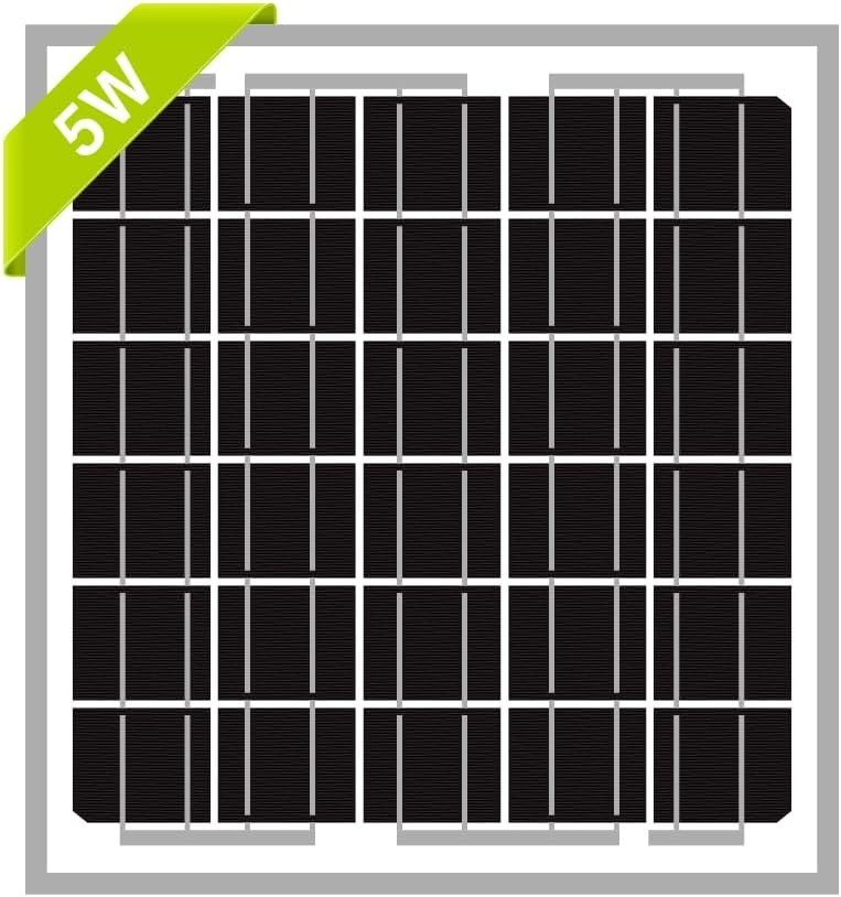 Weather-Resistant 5W Monocrystalline Solar Panel for Reliable Energy Solutions