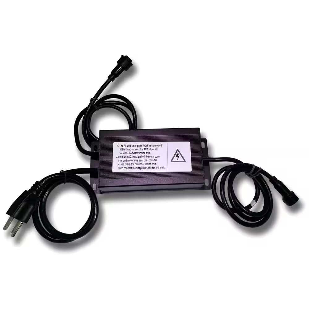 110-Volt Hybrid Adapter for 60-Watt Remington Solar Attic Fan