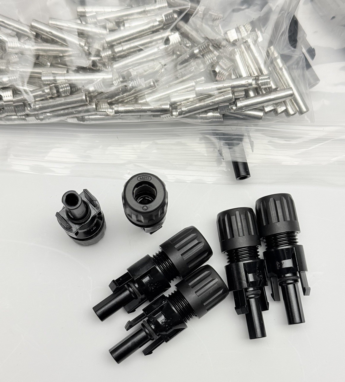 LOT OF 98, MC SOLAR PANNEL CONNECTORS, MALE