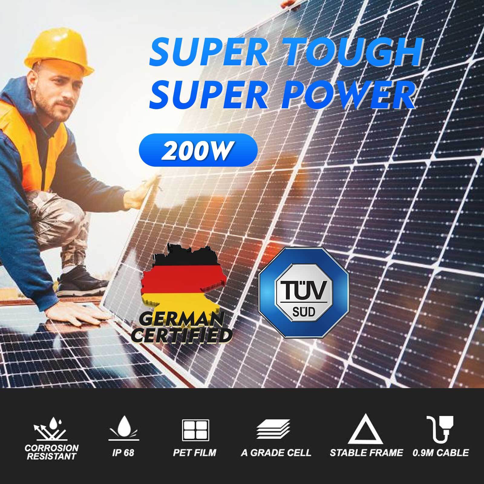 Solar Panel 400W 12V Mono Solar Module Off Grid System RV Boat Rooftop PV Panel