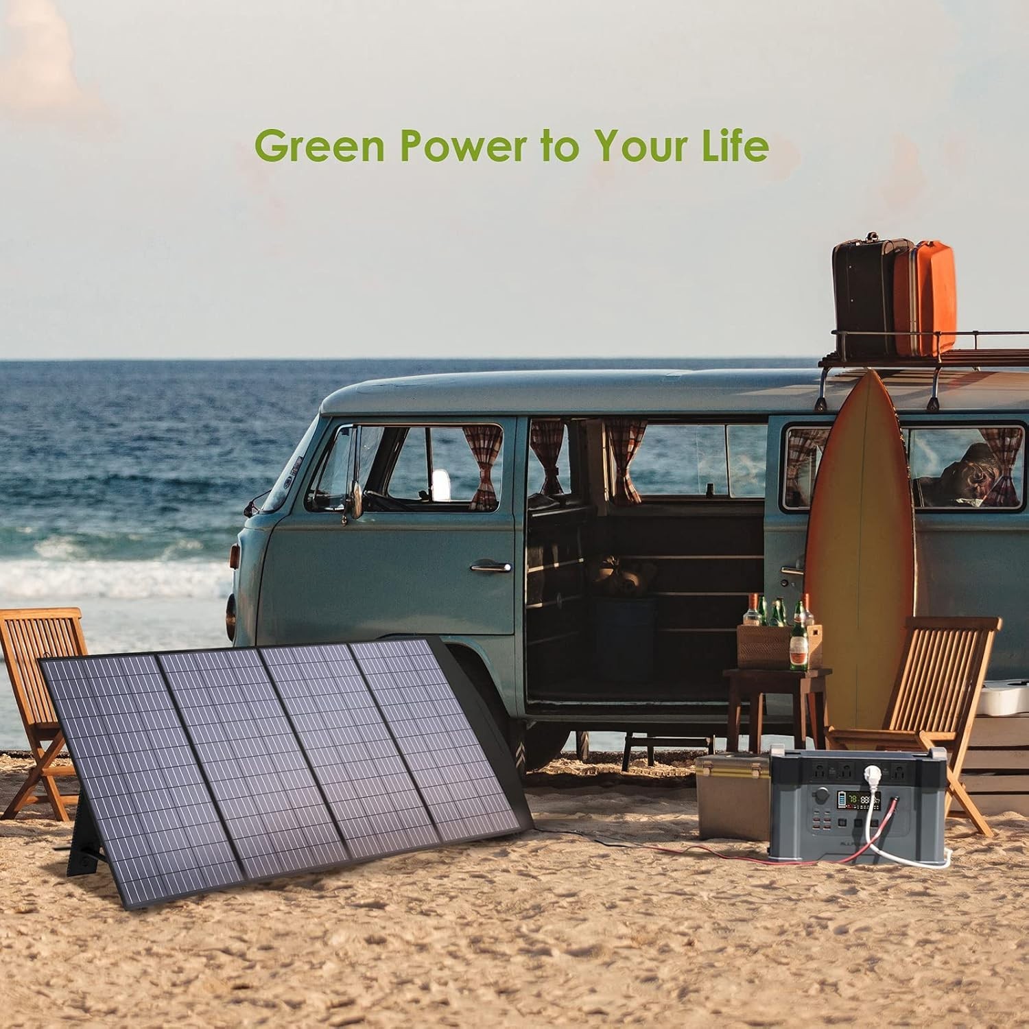 Lightweight 200W Foldable Solar Charger with MC4 Connectors – Outdoor Essential