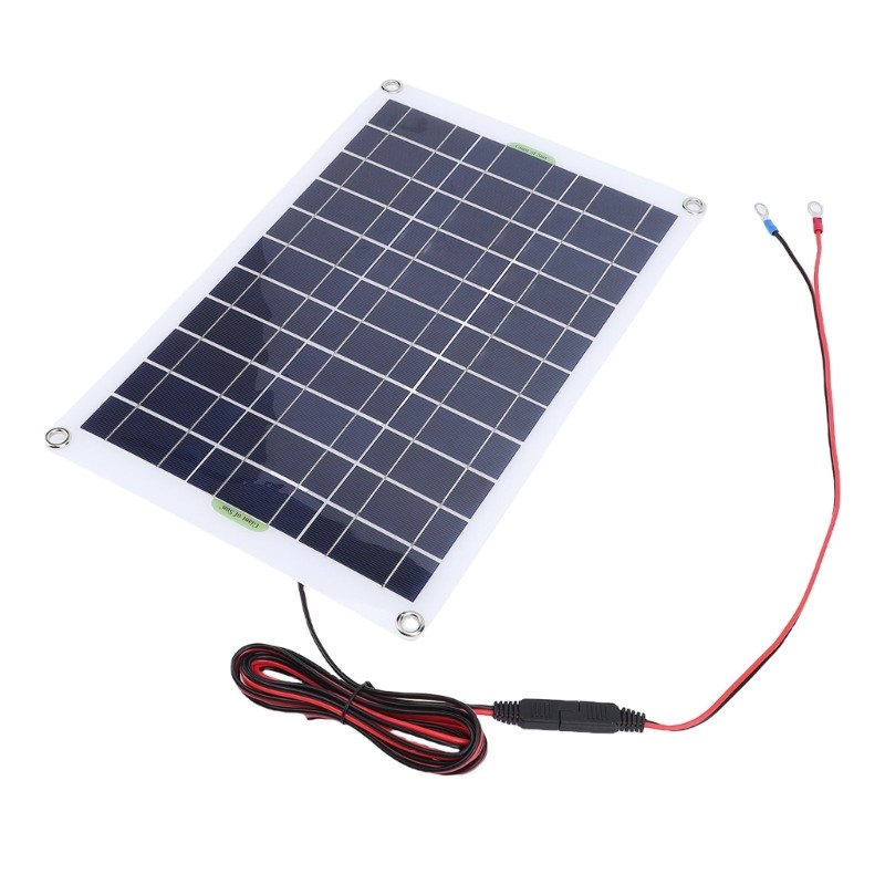 Permanent 50W Monocrystalline Solar Arrangement Weather Resistant for Harsh