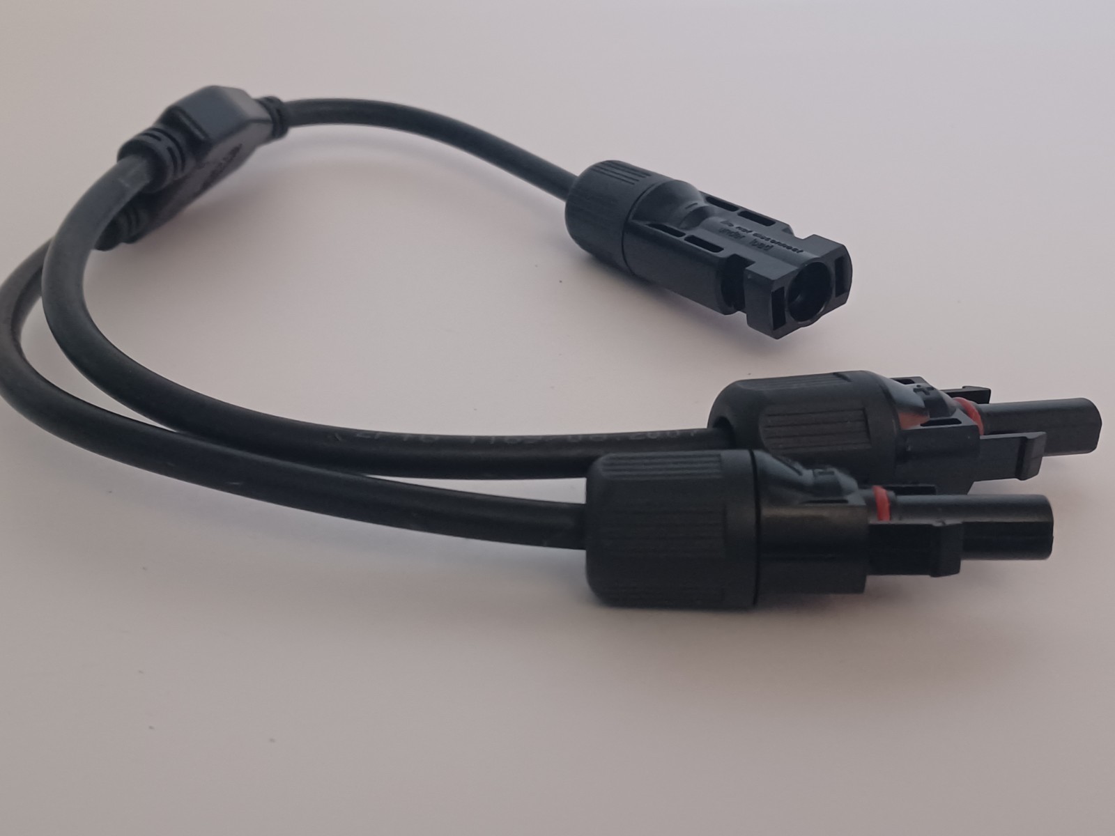 Y Branch Connector Cable Solar Panel Cable Connector Parallel Connector