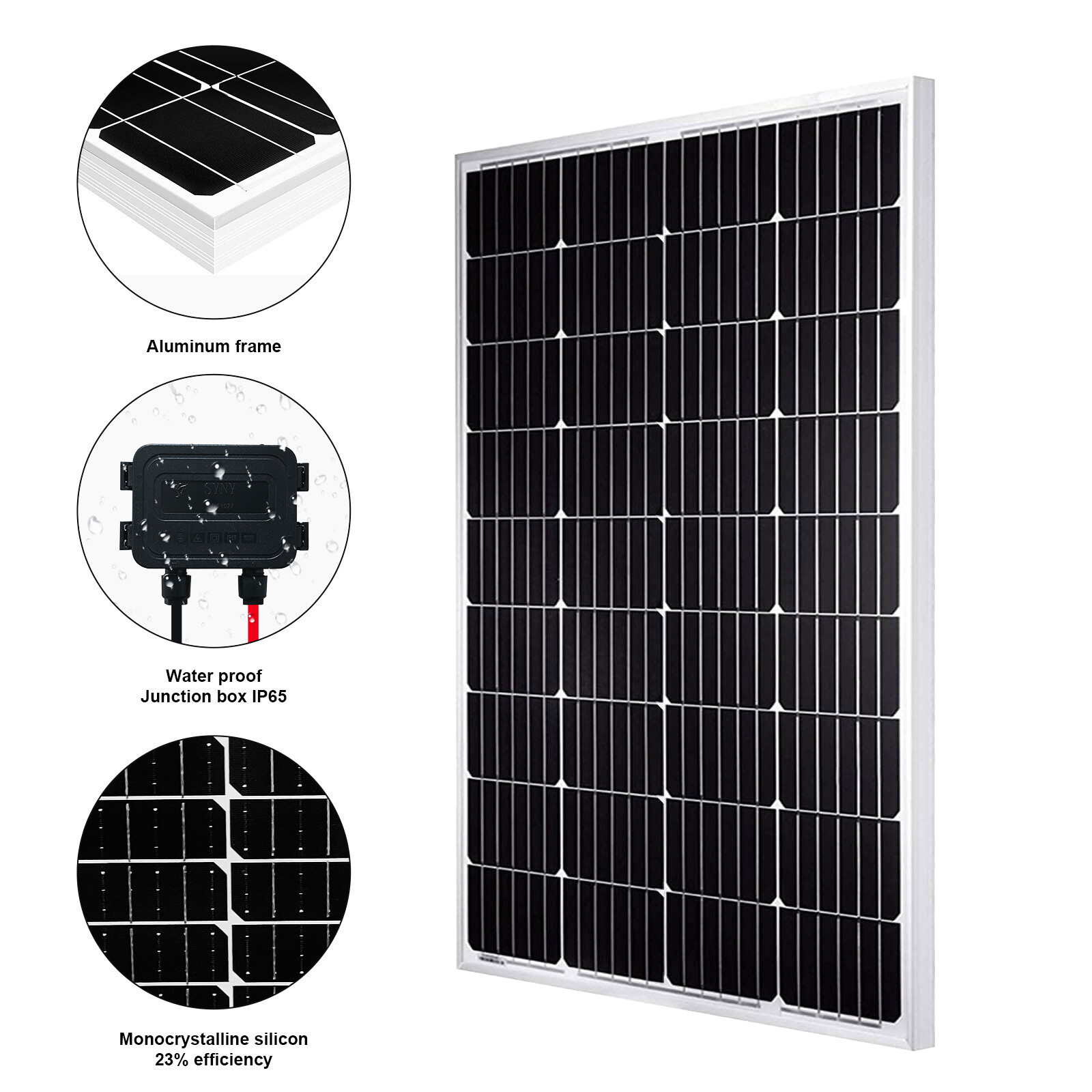 Solar Panel 400W 12V Mono Solar Module Off Grid System RV Boat Rooftop PV Panel