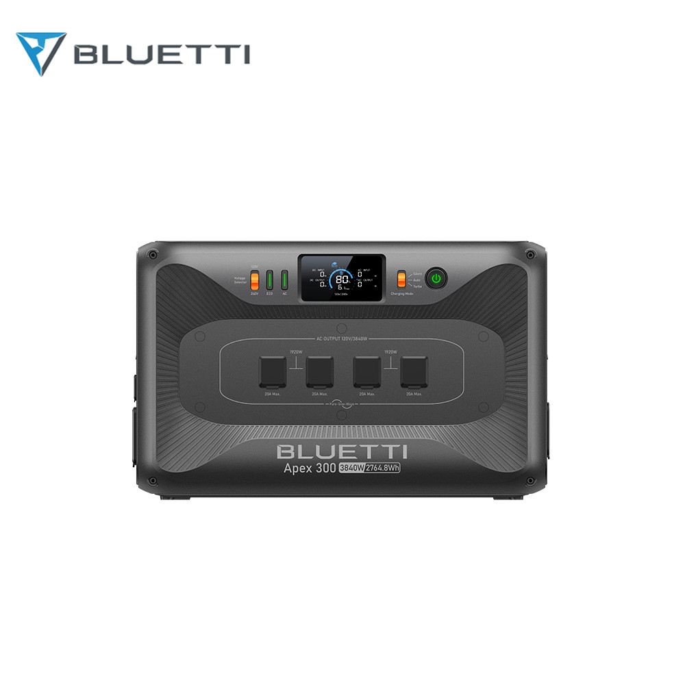 BLUETTI Apex 300 3840W 13KWh Portable Power Station with 2*B500K Extra Battery