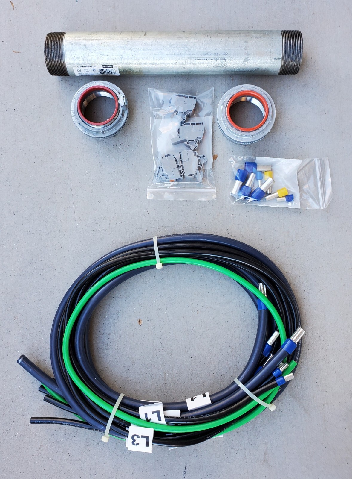 Phoenix Contact DC Combiner Conduit Kit | Rigid Galvanized | Solar PV | New