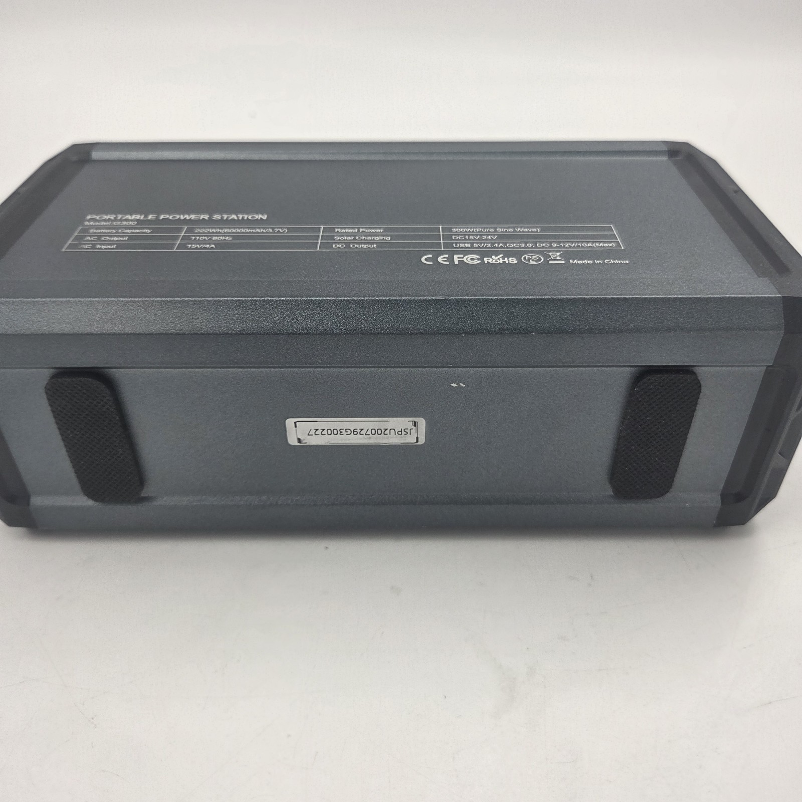 FlashFish G300 Portable Power Station 300W Solar Generator Li-ion 222Wh for Camp