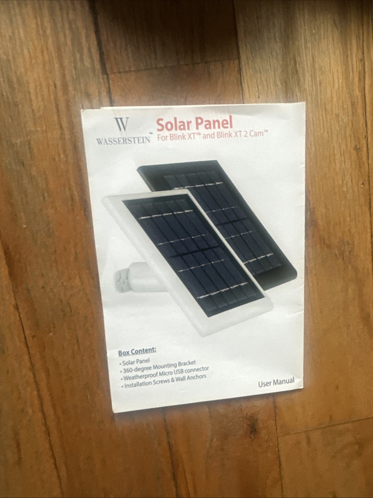 Wasserstein Solar Panel for Blink Outdoor & Blink XT2/XT Camera (2-Pack, black