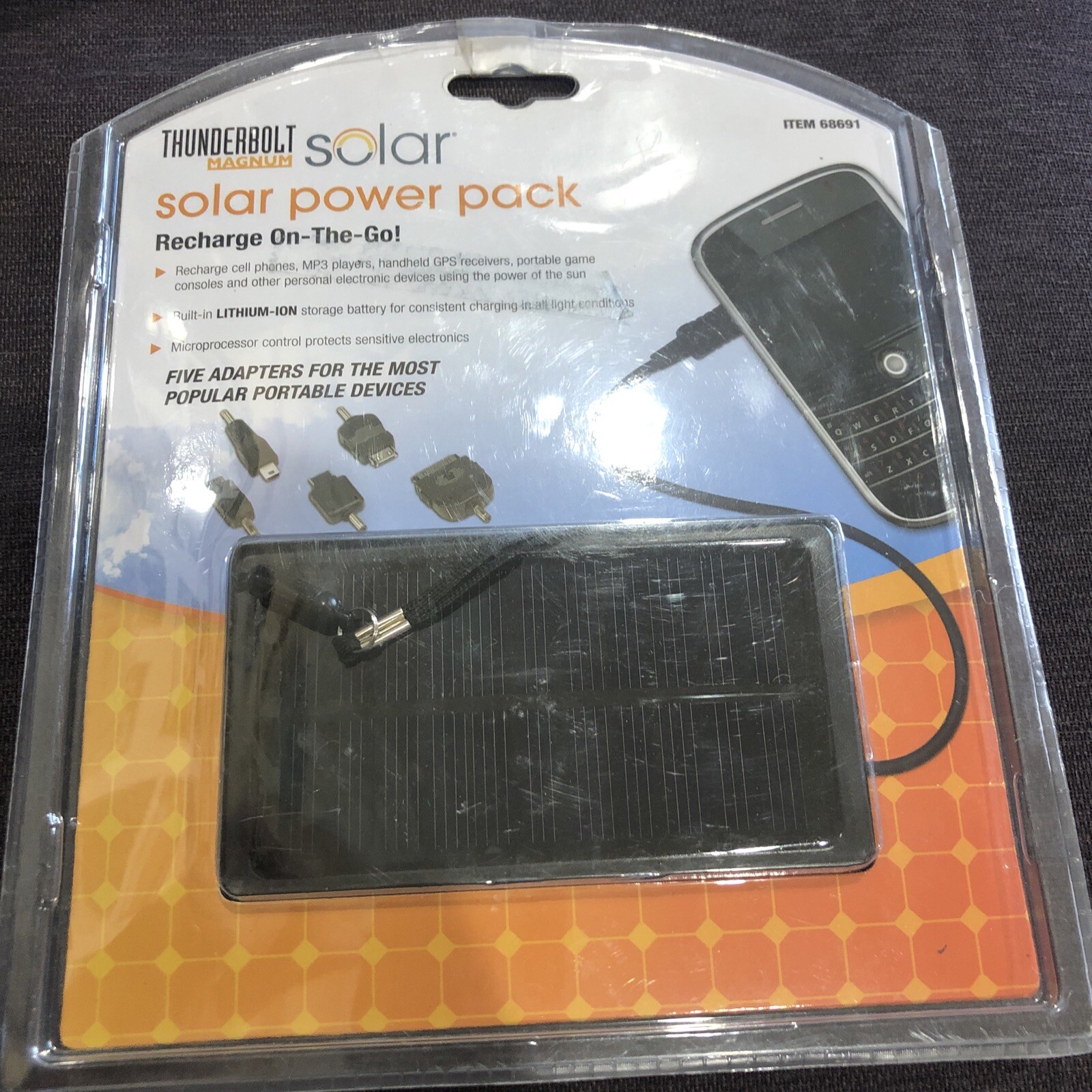 Thunderbolt Magnum Solar Power Pack Recharge-on-the-Go! Item# 68691