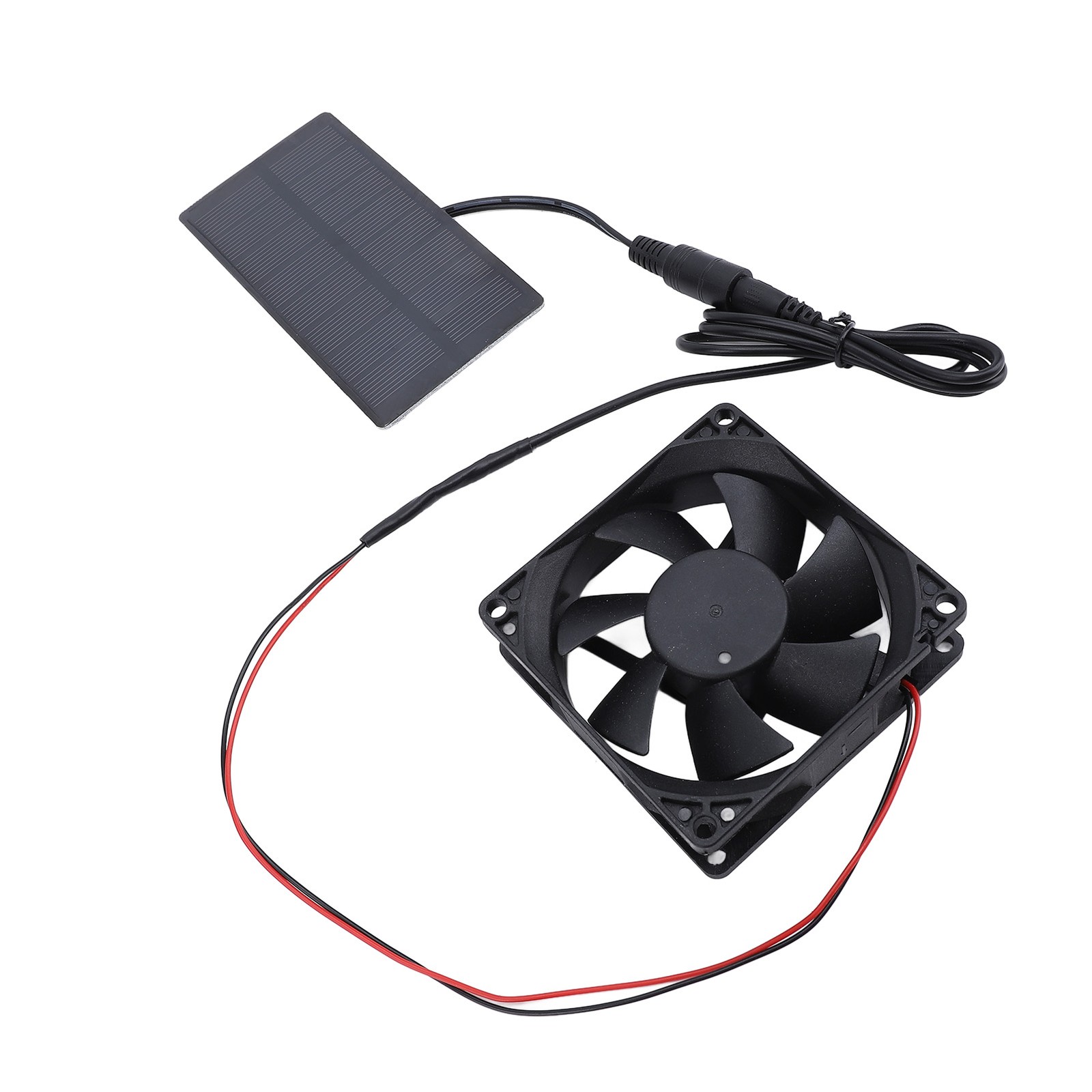 0.8W 4V Solar Panel Fan Kit Efficient Cooling For Greenhouses Easy To Use