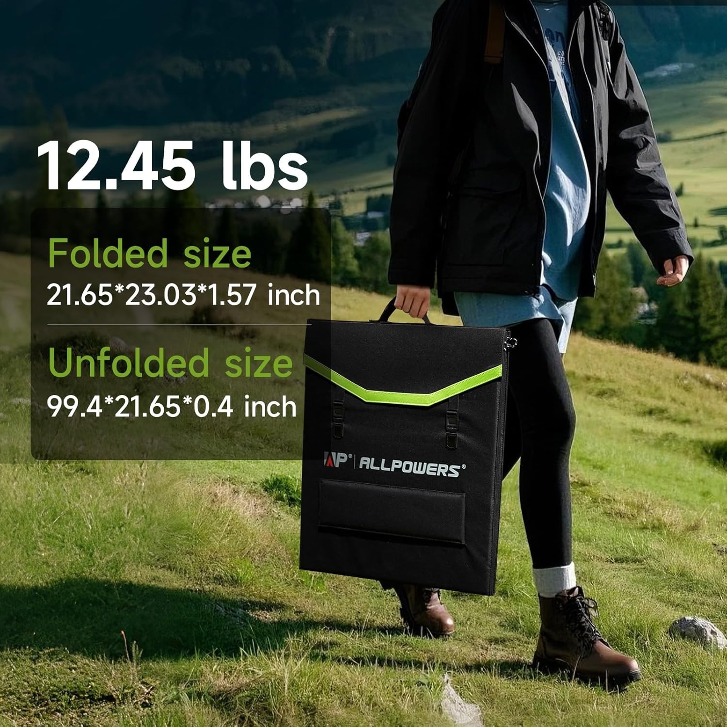 Lightweight 200W Foldable Solar Charger with MC4 Connectors – Outdoor Essential