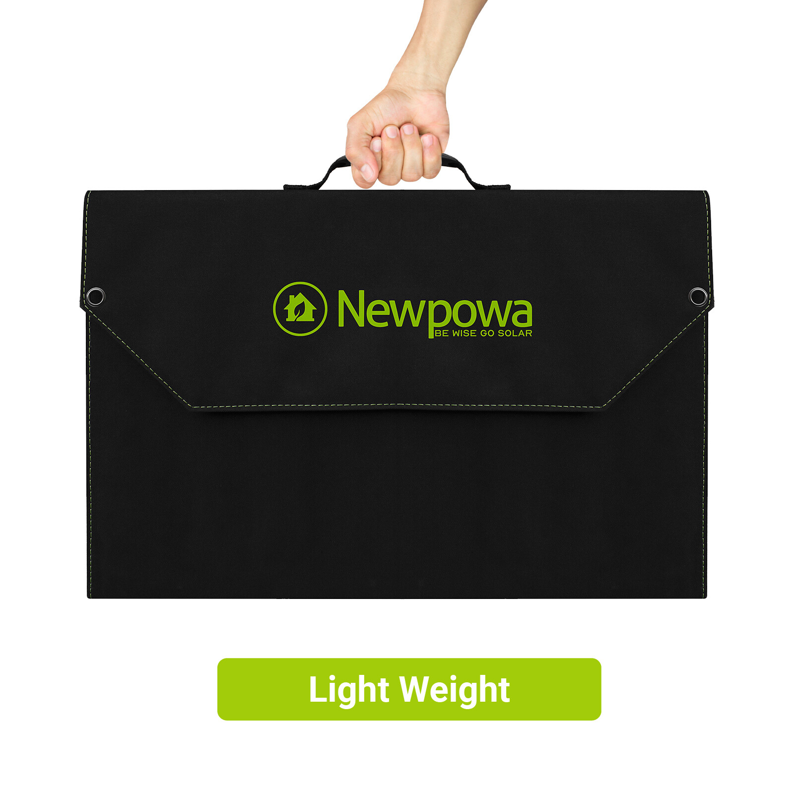 Newpowa 60W Watt 12V Portable Solar Panel Compatible With Normal Solar Generator