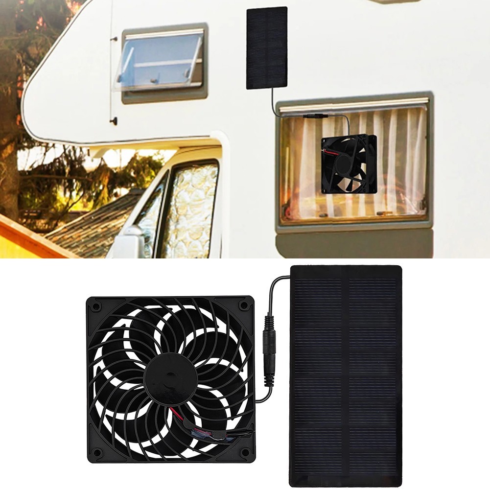 2W 4V Solar Exhaust Fan for Outdoor Use Efficient Green Energy Ventilation