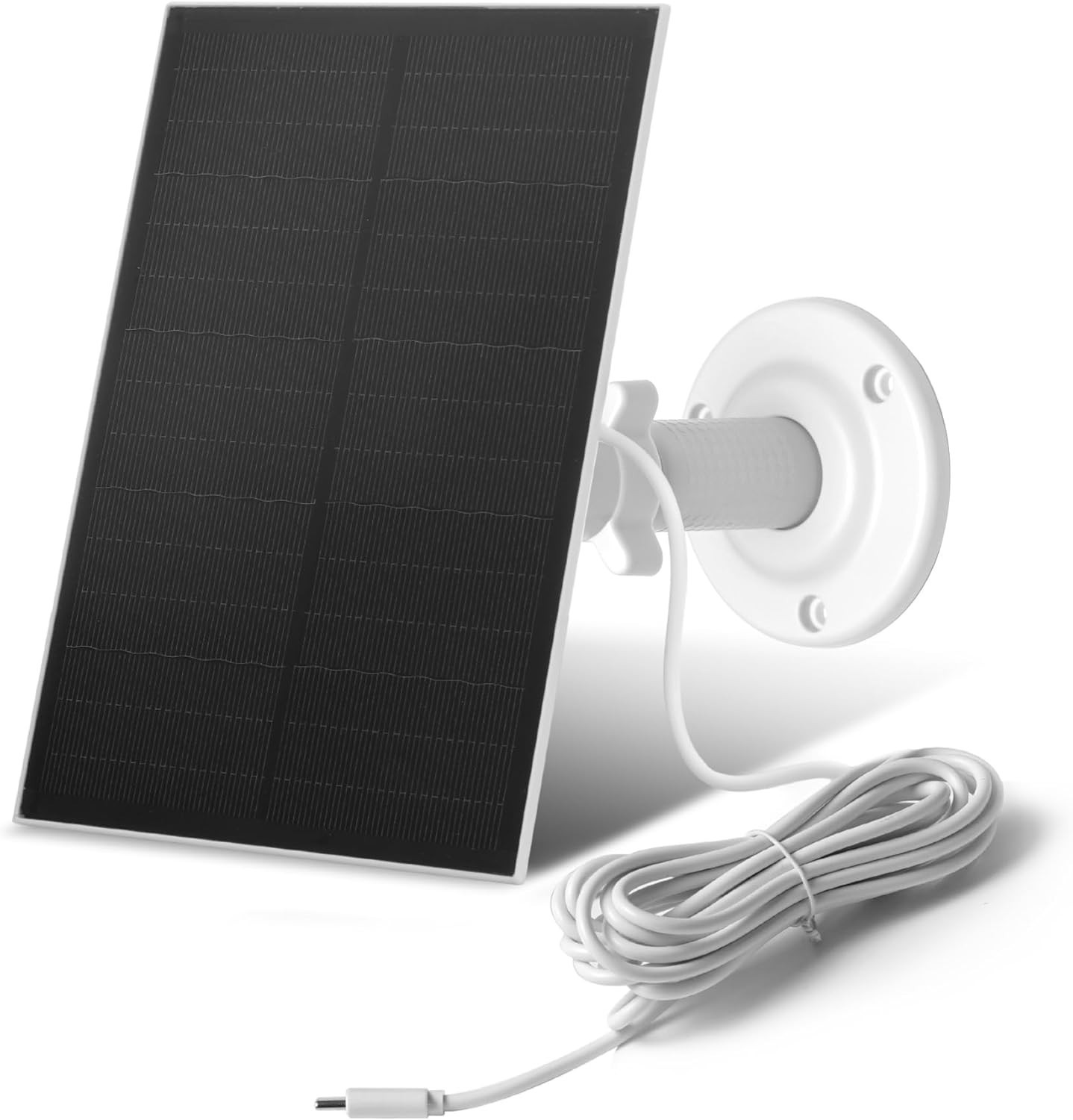 8W USB-C Solar Panel for Security Cameras, IP65 Waterproof Outdoor Solar Pane…