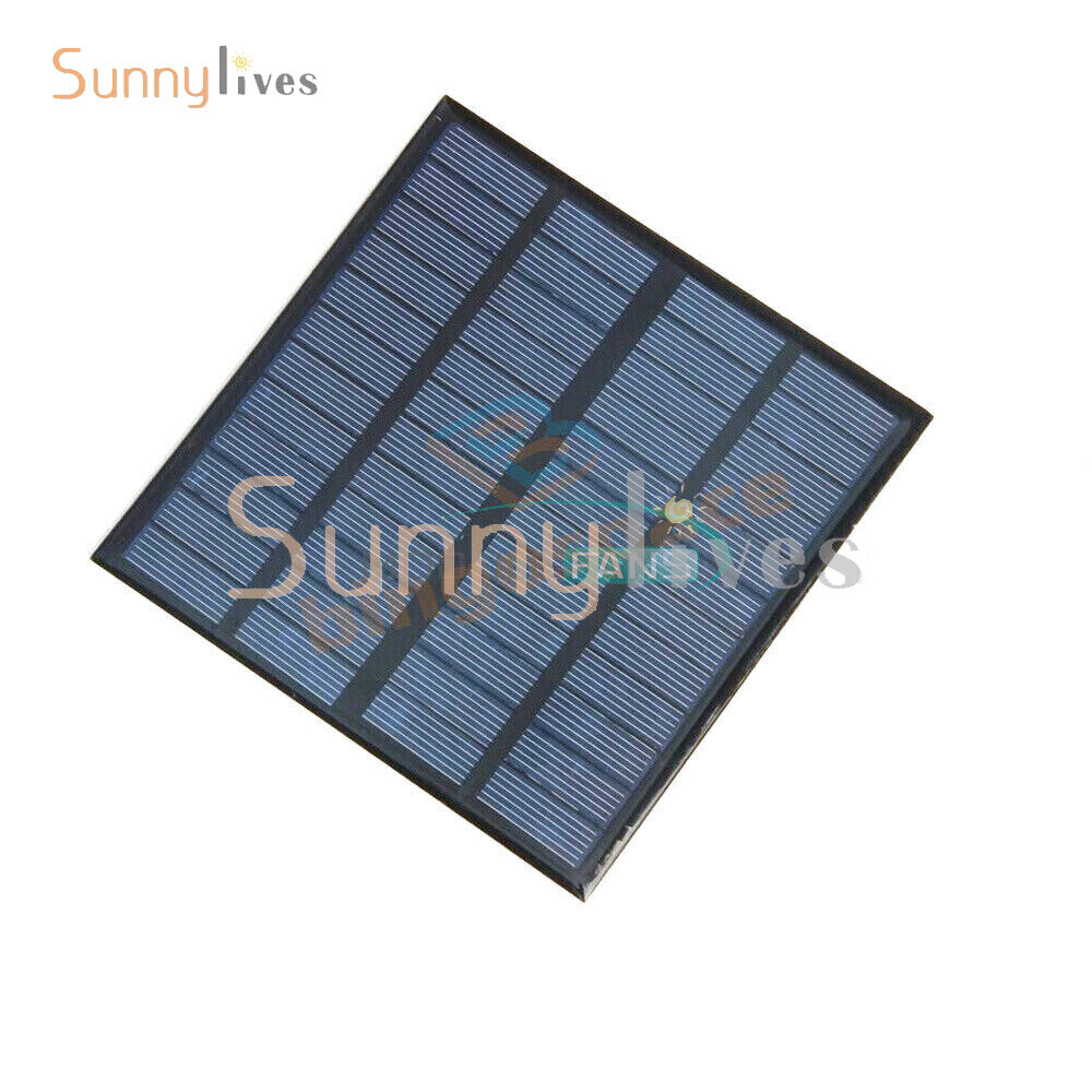 2V/5V/6V/12V Monocrystalline Solar Power Panel For Motor Toys Lawn Lamp