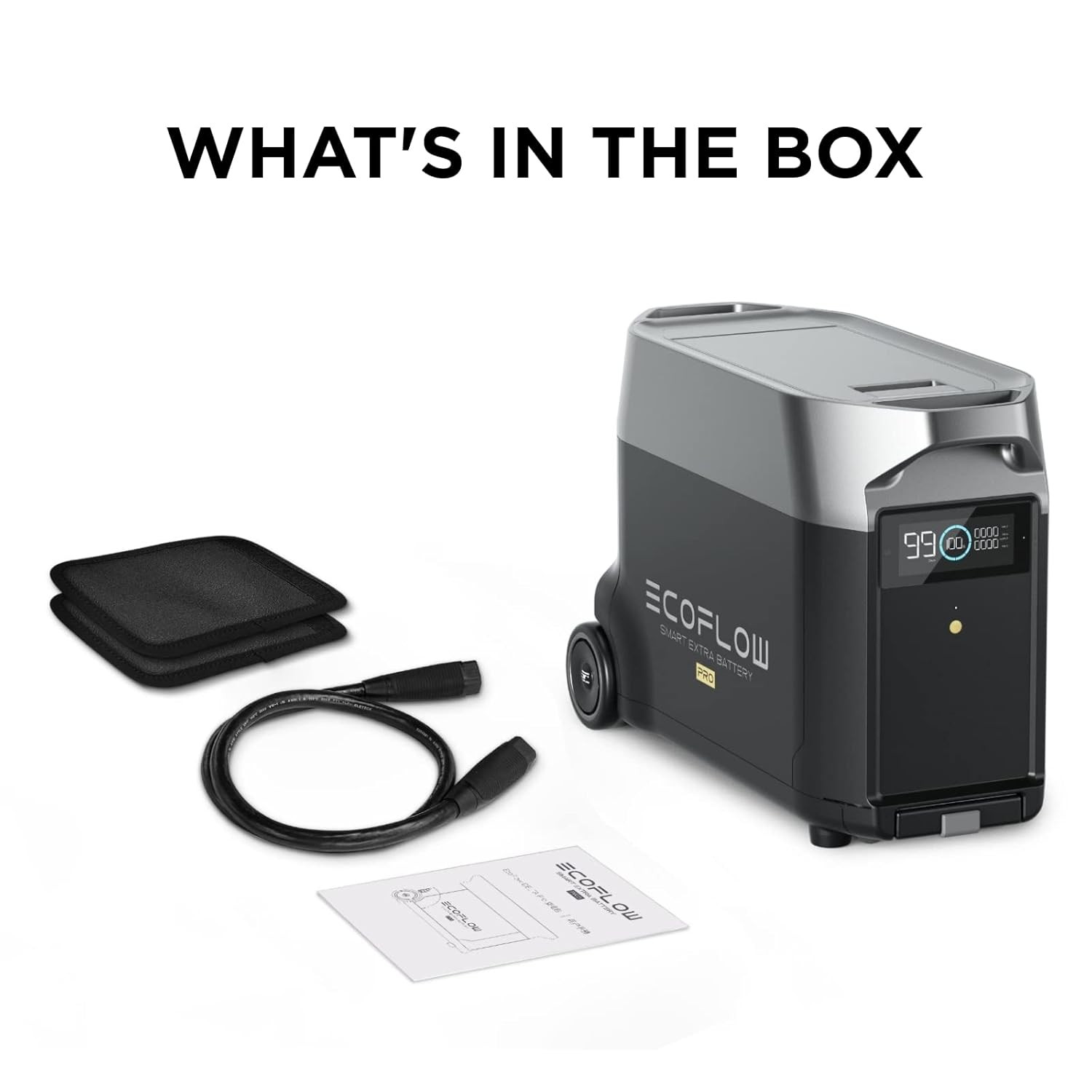 DELTA Pro Extra Battery 3600Wh, 2.7H to Full Charge, Battery Backup for Home Use