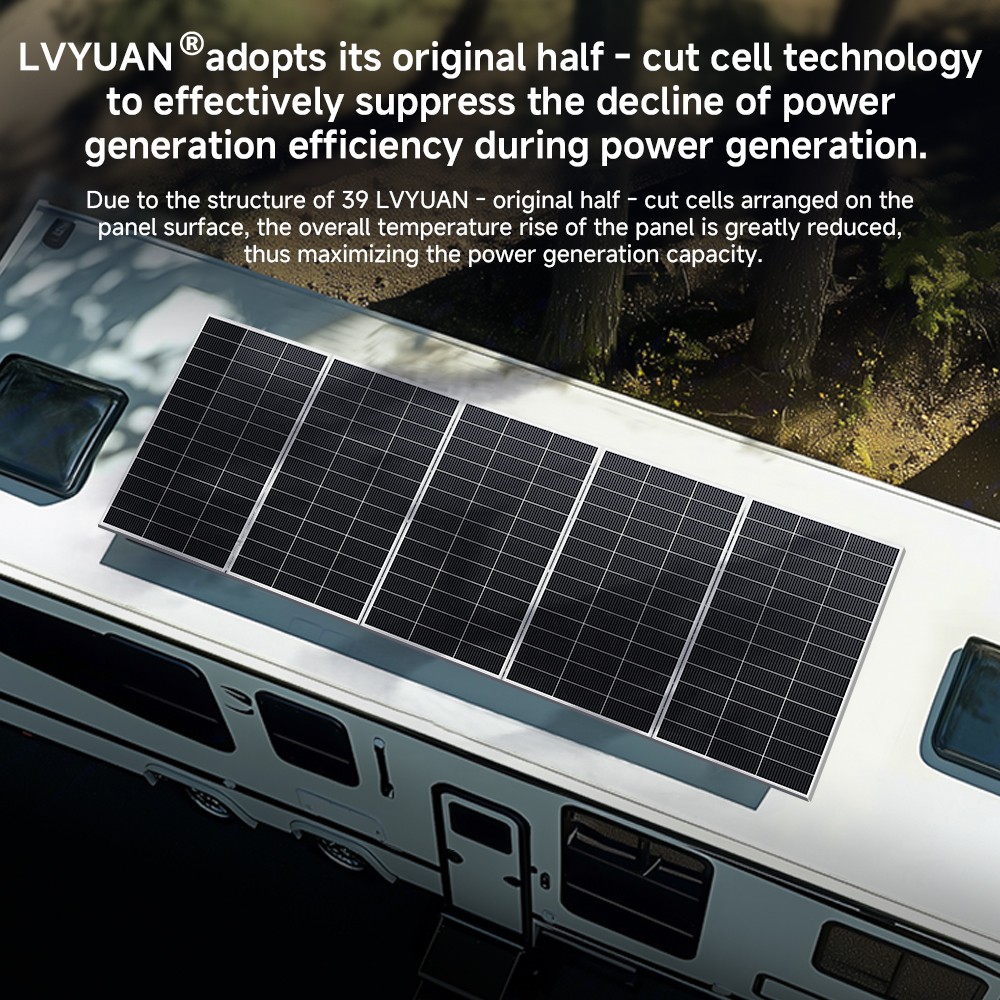 400W Monocrystalline Solar Panel Portable for RV Van Off Grid Home Camping