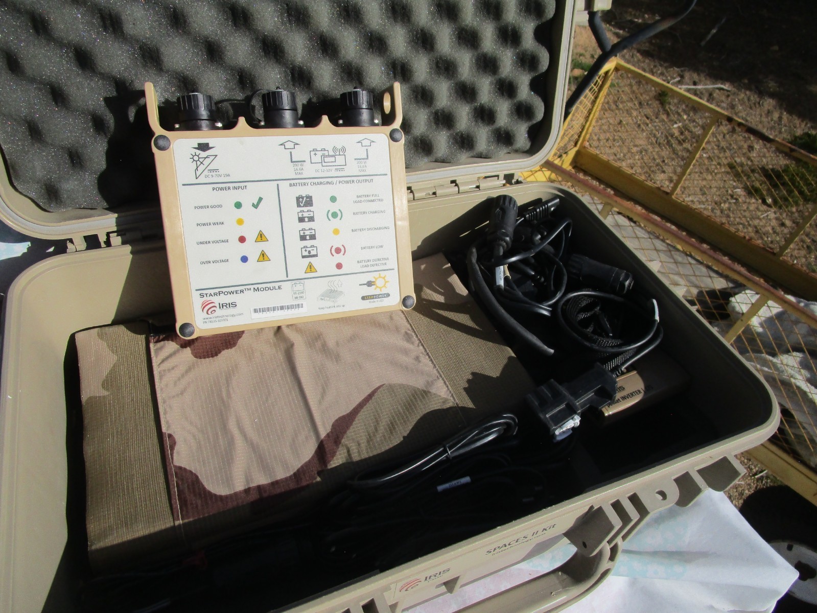 Iris Technology SPACES II Kit USMC Military Portable Solar Energy Field Power