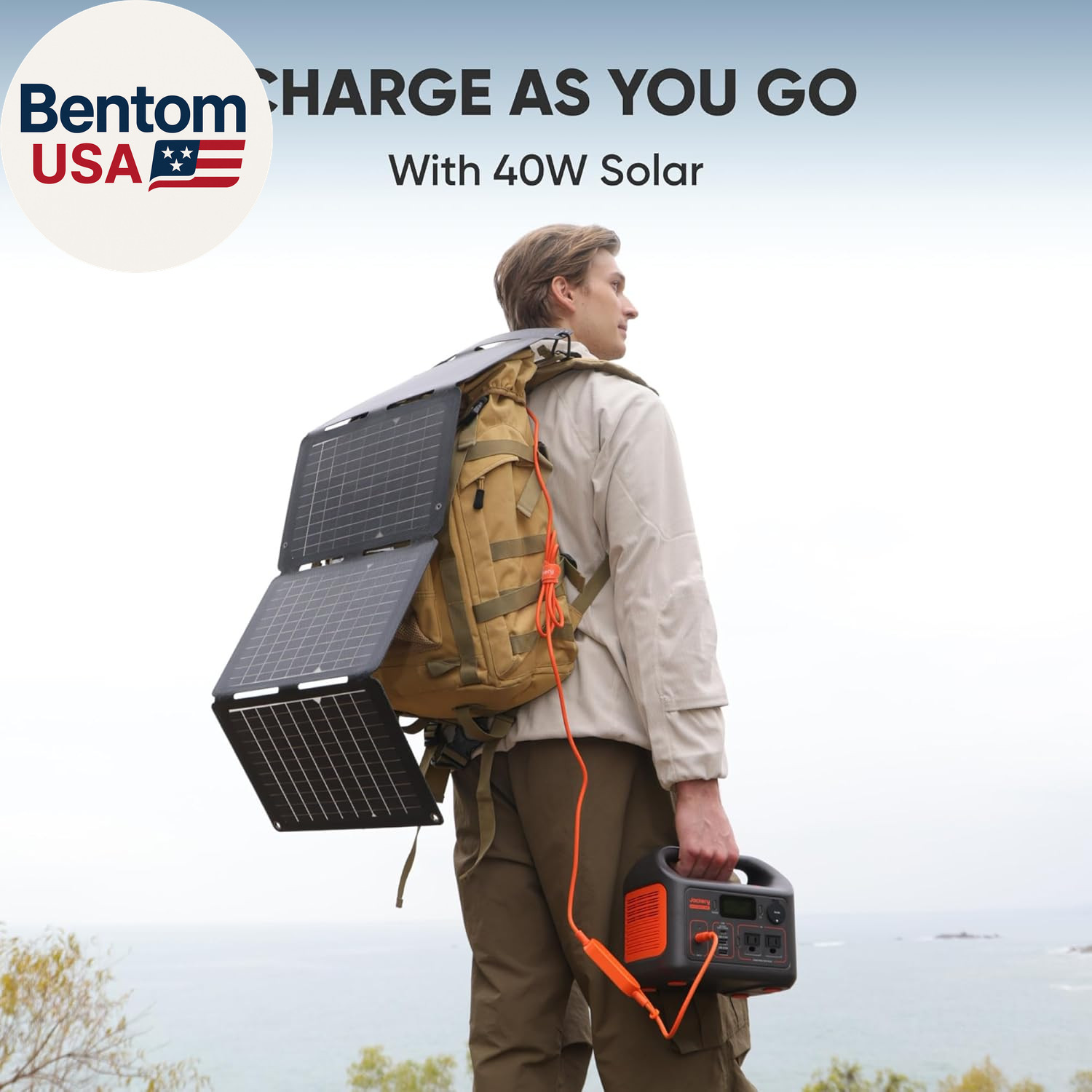 Portable Power Station Explorer 300, 292Wh Backup Lifepo4 Battery, Solar Generat
