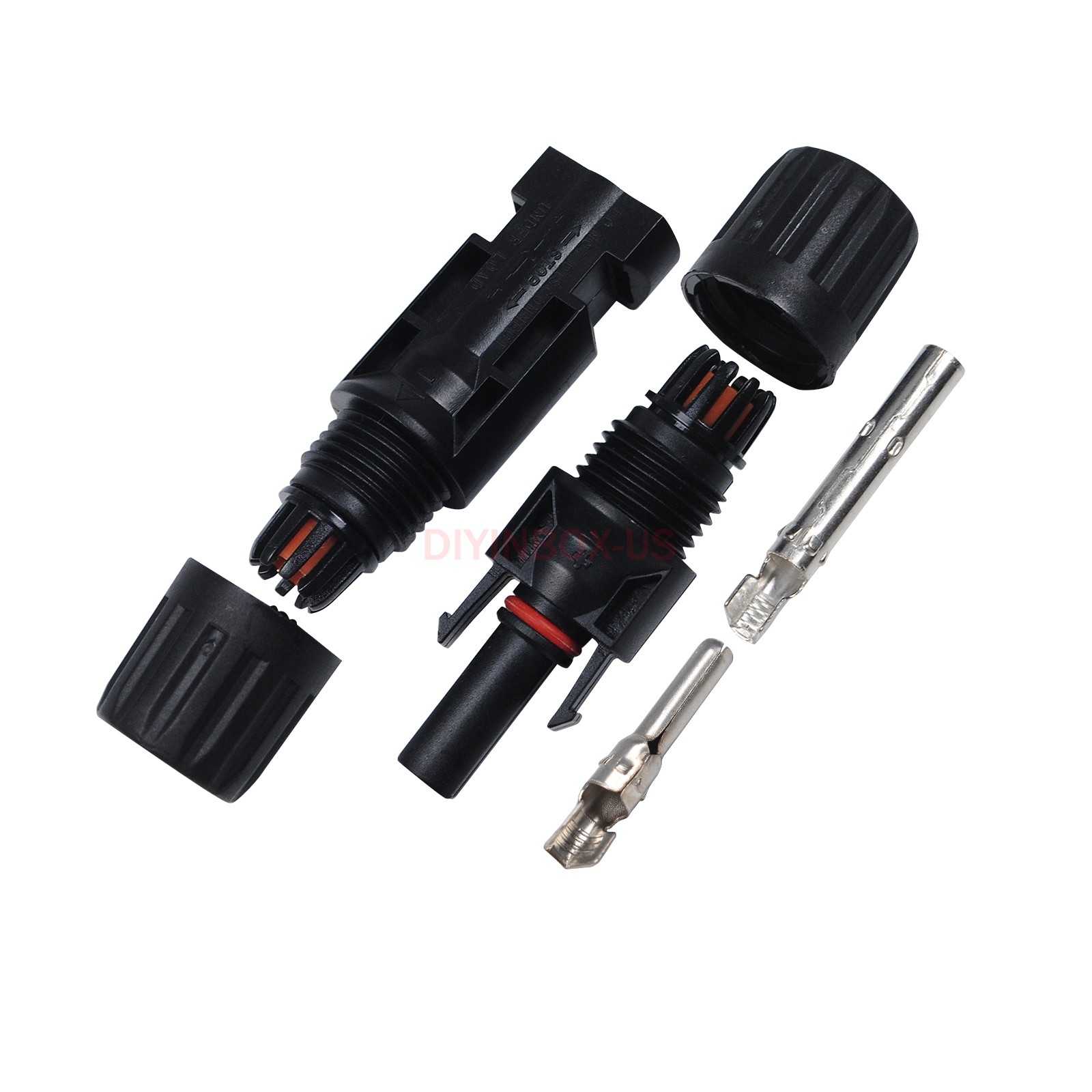 Lot New Male Female Solar M/F Wire Cable Connectors Waterproof for Solar Panel