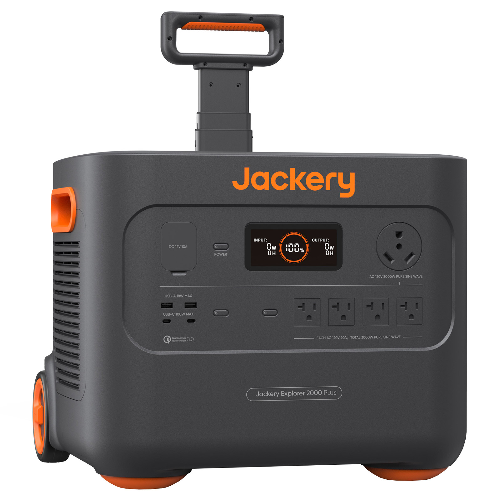 JACKERY POWER STATION EXPLORER 2000 PLUS & EXTRA BATTERY PORTABLE 1 SOLAR PANEL