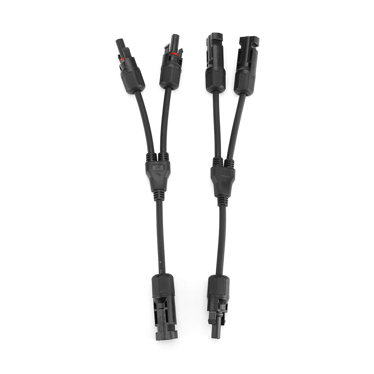 5Pairs 2Y Branch Solar Panel Cable Connectors Adapter Extension Cable Connectors