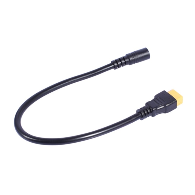 XT60 Female to DC5.5×2.1mm/DC5.5×2.5mm Cable for High Current Applications
