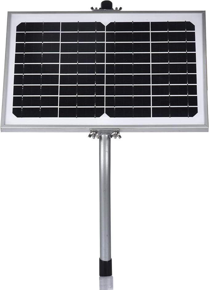 10W Solar Powered Charger Kit for Automatic Gate Opener Electric Fence + Bracket