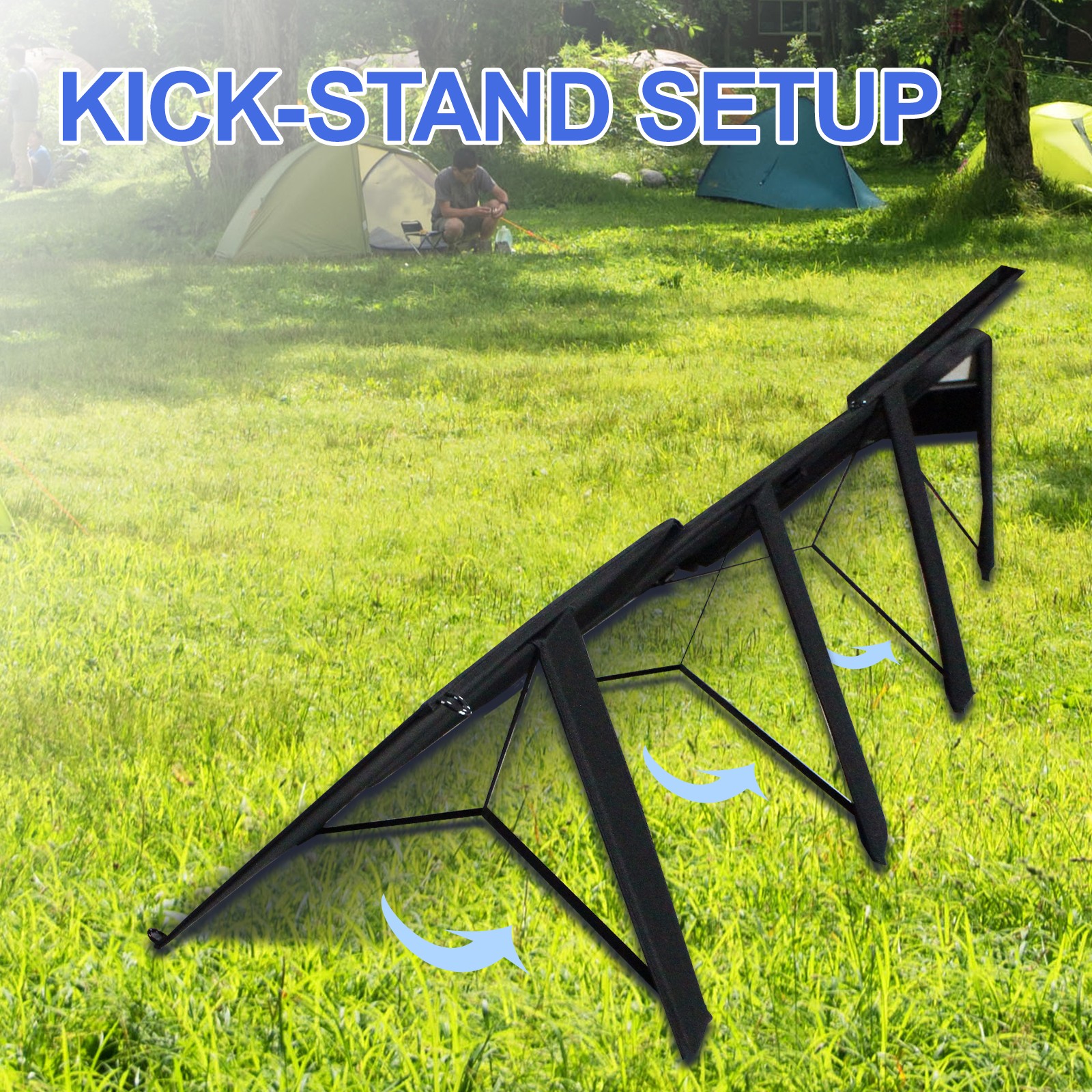 EASUN 160W 18V Foldable Solar Panel W/ Cable and 4 types of connectors Brand New