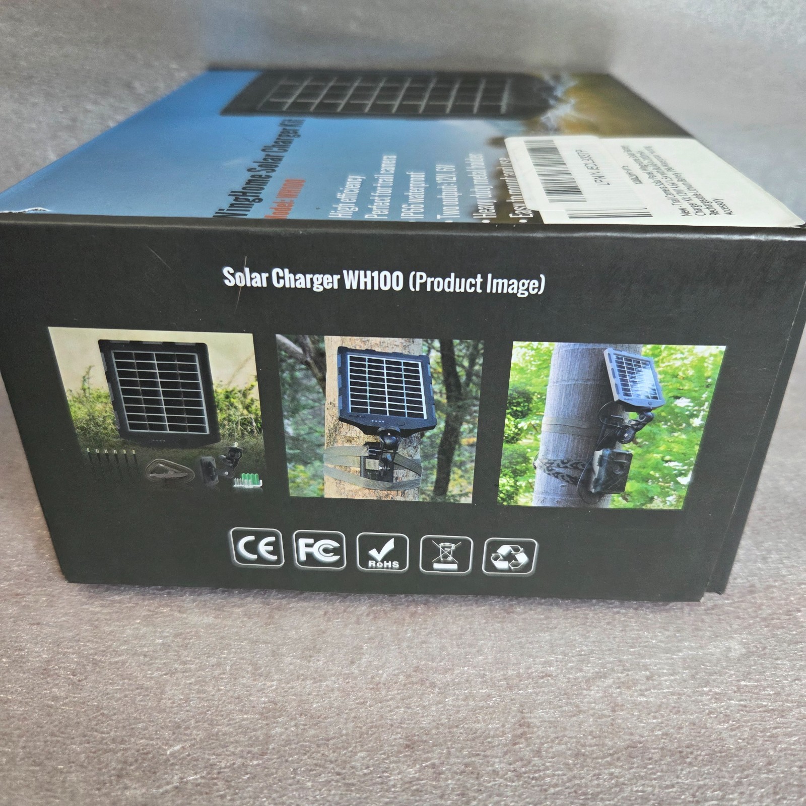 Trail Camera Solar Panel Solar Battery Charger Kit 12V/1A 6V/1.5A 2000mAH