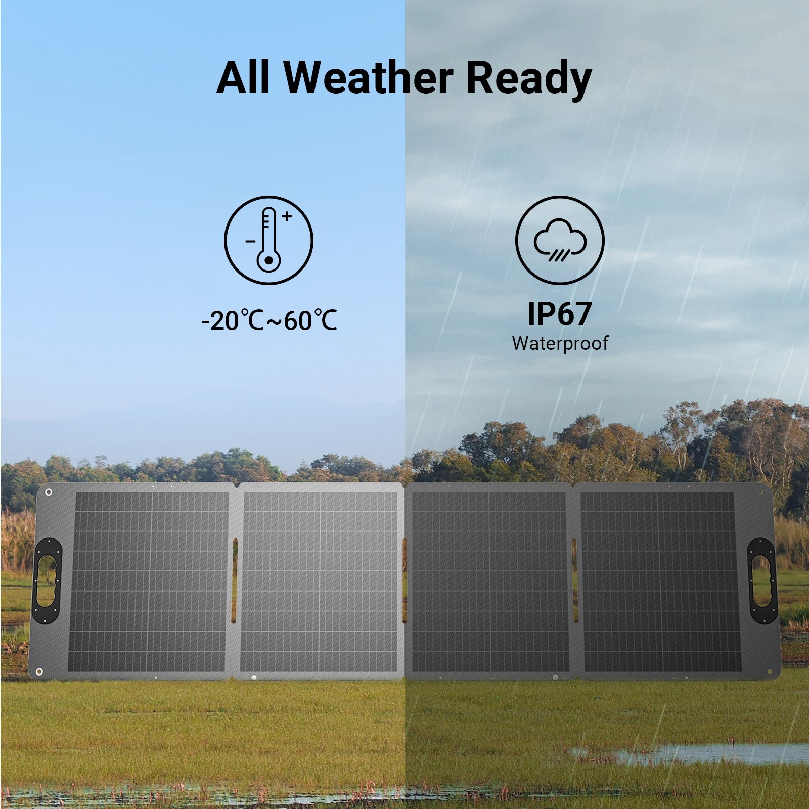 Dabbsson 3030Wh Portable Power Station 1200W Solar Generator +120W Solar Panel