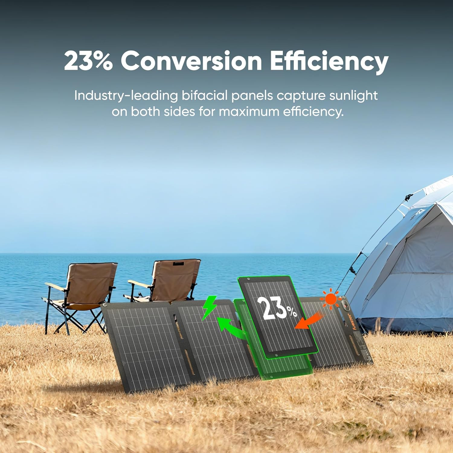 Jackery Solar Generator 300, 293Wh Power Station with 40W Solar Panel, 300W Pure