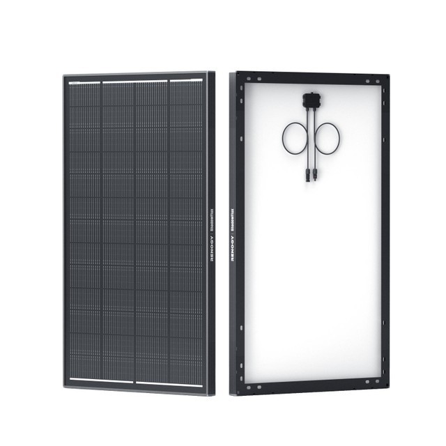 Renogy 200W ShadowFlux Anti-Shading N-Type Solar Panel Rigid for RV Caravan Home