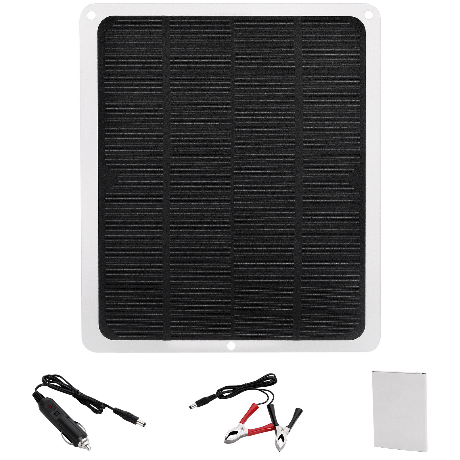 10W 12V Solar Panel for Car Boat RV Trickle Battery Charger Kit Power Supply USA