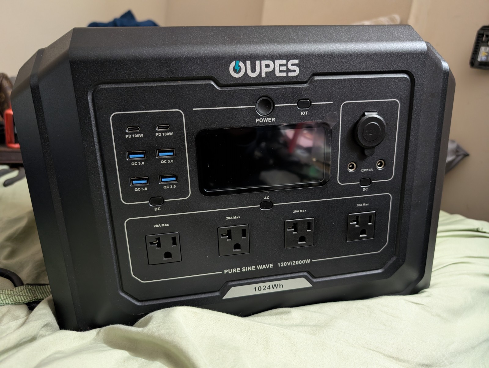 OUPES 2000W 1024Wh Mega 1 Portable Power Station