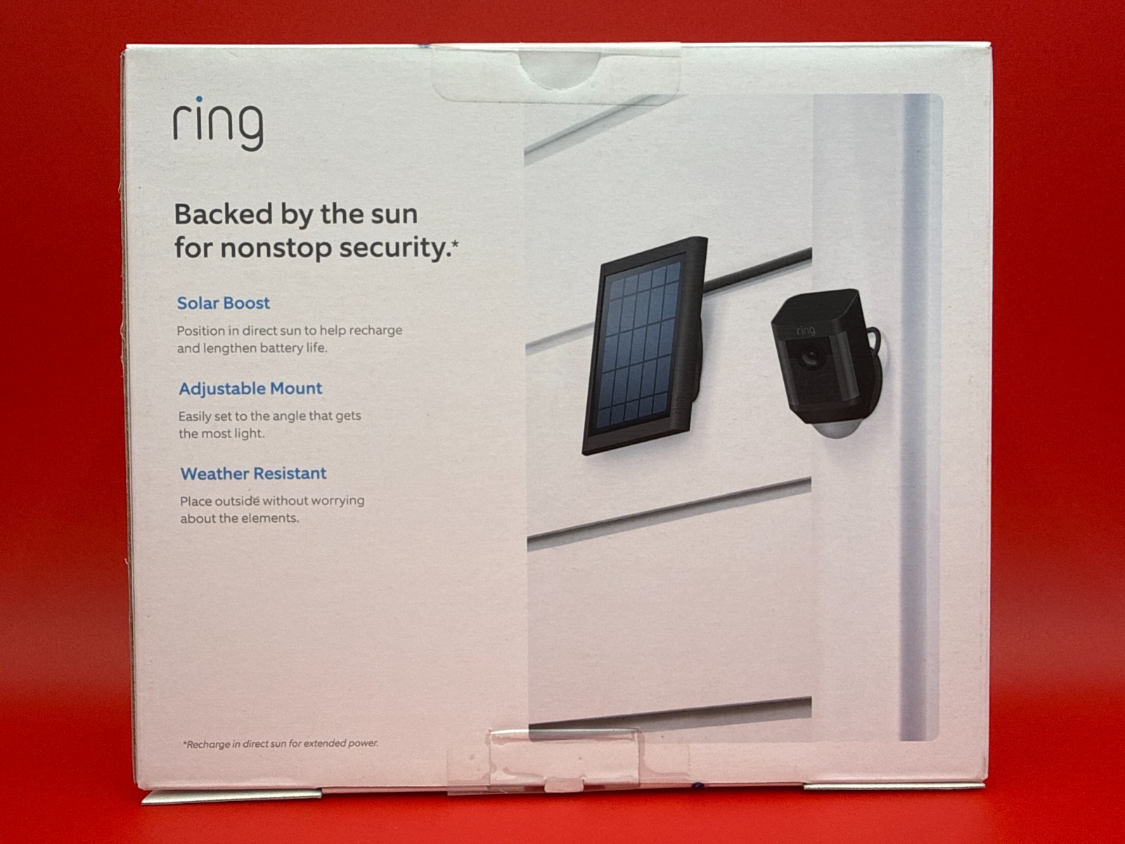 Ring Solar Panel black B0781Z7V6V ✨❤️✨ BRAND NEW! Factory Sealed!