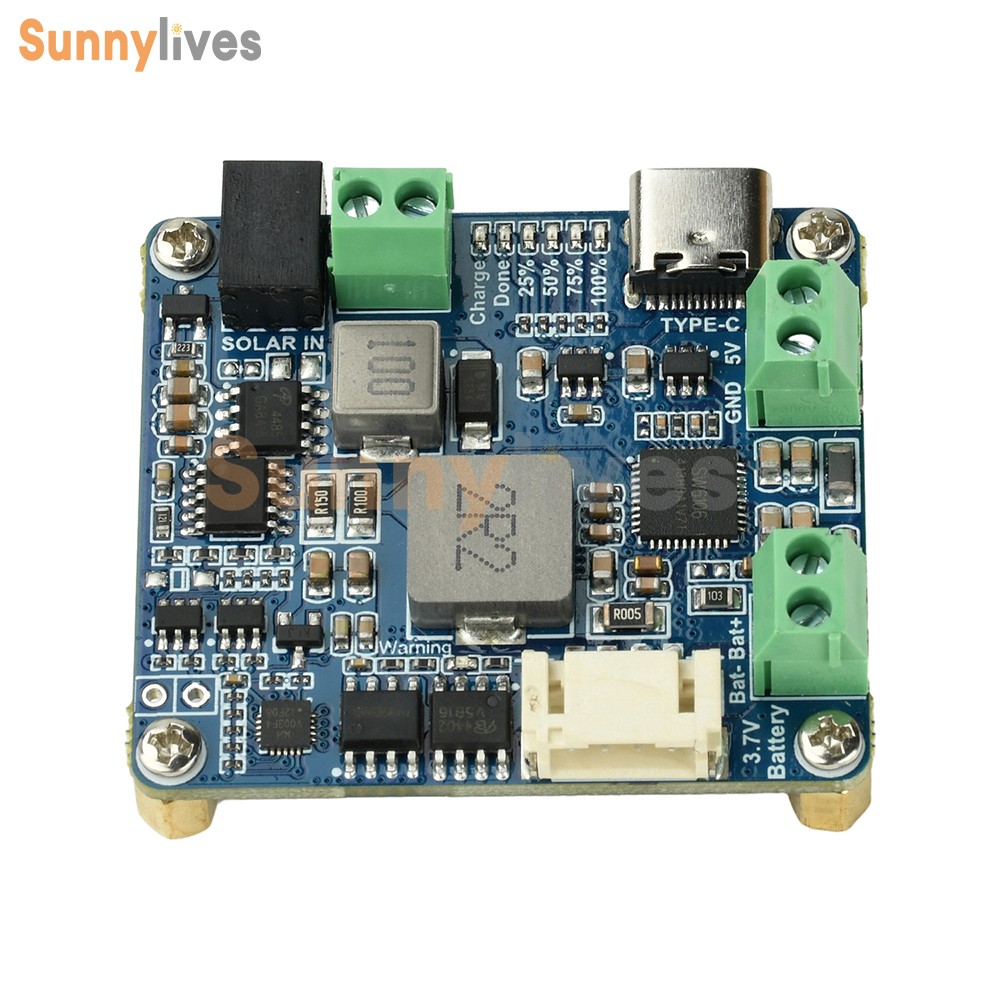 6-24V Solar Panel Power Management Module 5V 3A Supports MPPT, PD QC FCP SFCP
