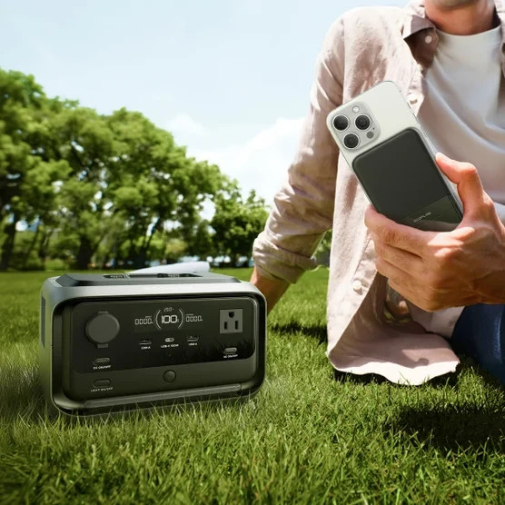 🔥NEW🔥 EcoFlow River 3 Plus Wireless Boost Combo, 1200W 286Wh Battery Generator