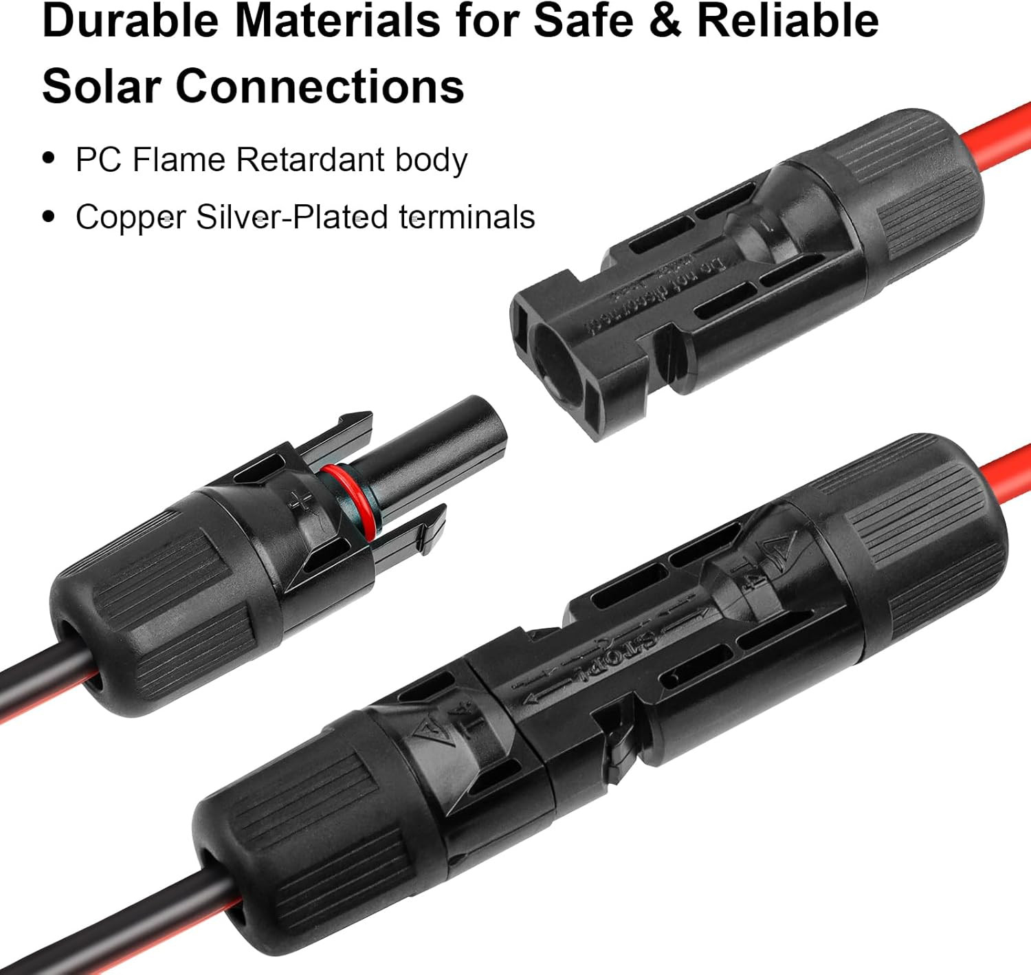 Solar Panel Adapter Cable to Xt60I 75FT – 10AWG Xt60I Female Solar Cable Tinned