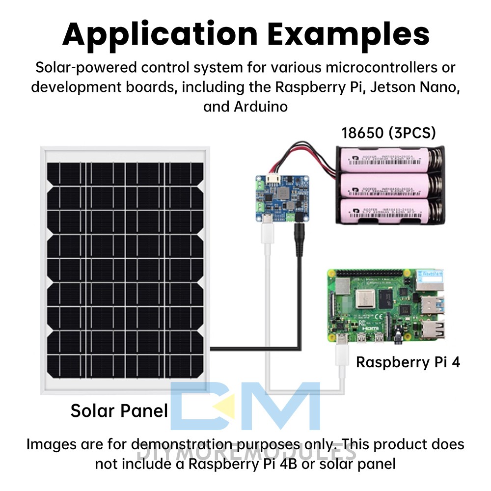 6-24V Solar Panel Power Management Module 5V 3A MPPT PD QC FCP SFCP Type-C