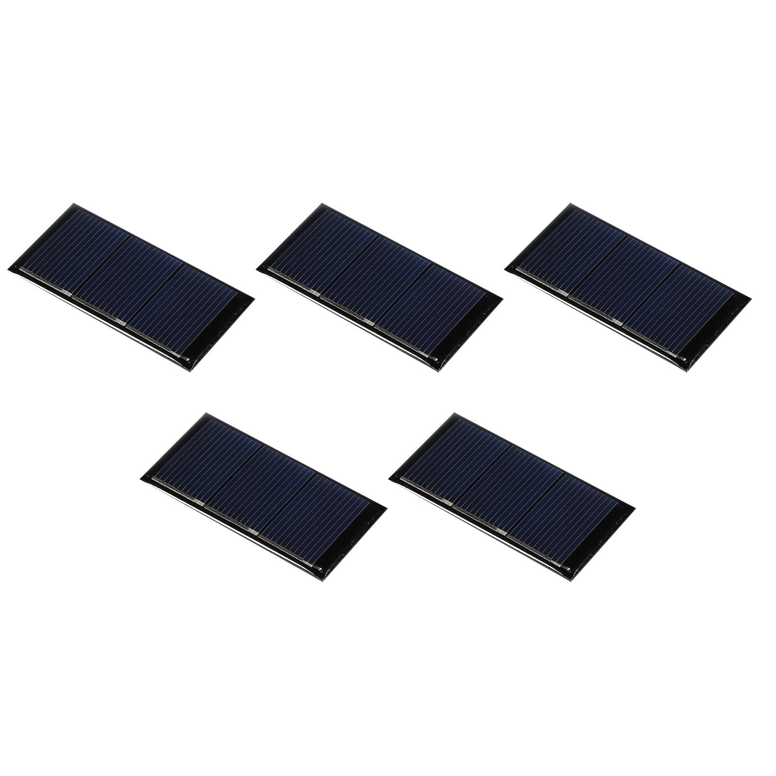 5 x Mini Solar Panel Cell 1.5V 160mA 0.24W 60mm x 30mm for DIY