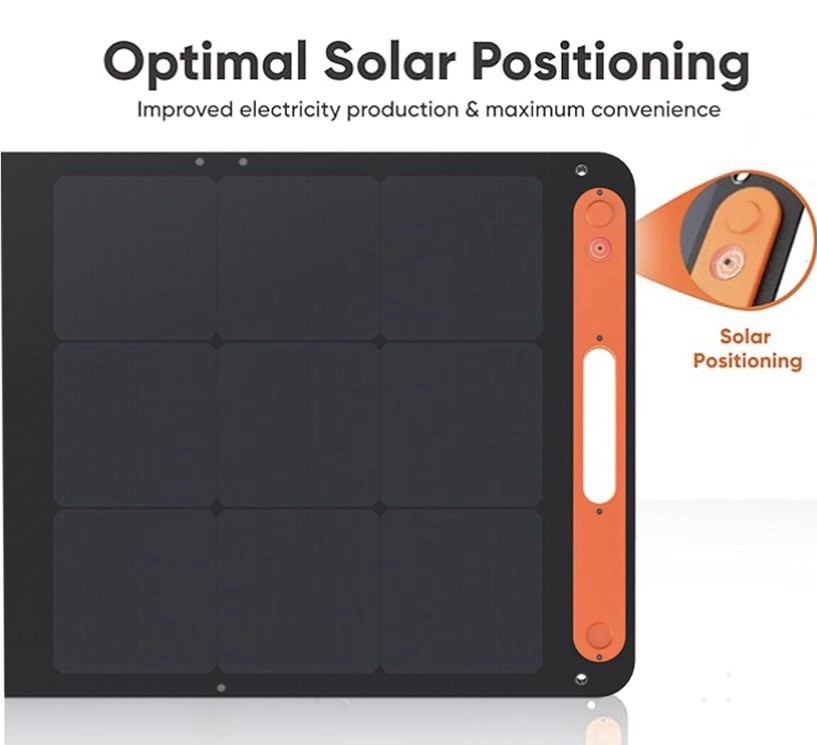 Jackery SolarSaga 200W Bifacial Portable Foldable Solar Panel IP68 Waterproof