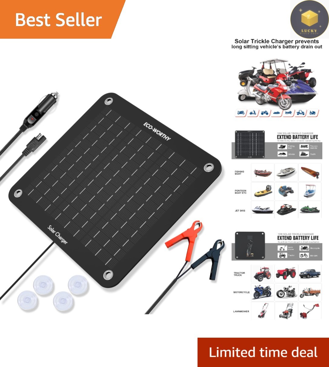 Efficient 10W Solar Battery Maintainer – Safeguard Your Vehicle’s Battery Life